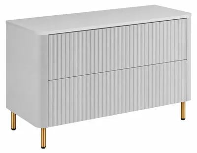 Obrázok produktu pre Skrinka do kúpeľne, biela, biely povrch, zlaté nožičky, rozmer 100,8 x 44,2 x 65 cm, Obrázok generovaný UI