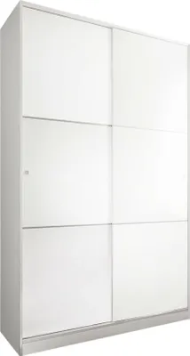 Immagine prodotto di Dmora Guardaroba 2 Ante Adrenalin 50x200h cm Bianco, Appendiabiti 2 Ante