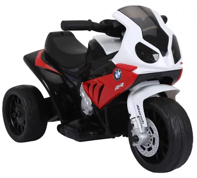Obrázok produktu pre Elektrická detská trojkolka 370-064RD, licencovaná BMW S1000RR, s batériou, oceľ, 66 x 37 x 44 cm