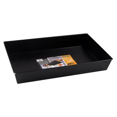 Produktbild von BACKBLECH 40x25 cm Rechteckig Antihaft Schwarz Backofenblech Ofenblech Metall