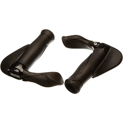 Produktbild von Griffe (2*) + Stütze ERGOTEC Kraton/Alu 2*87mm Fahrradgriffe