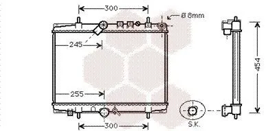 Obrázok produktu pre chladič 2.0HPi 16V, 2.2Hdi [380*558*32] 40002202