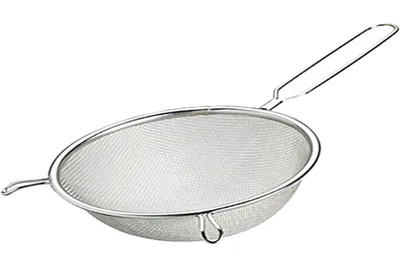 Produktbild von 2x Küchensieb 21 cm Nudelsieb Abtropfsieb Metallsieb Sieb mit Griff