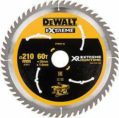 Kreissägeblatt DEWALT 210x30mm 60 Zähne DT99567-QZ