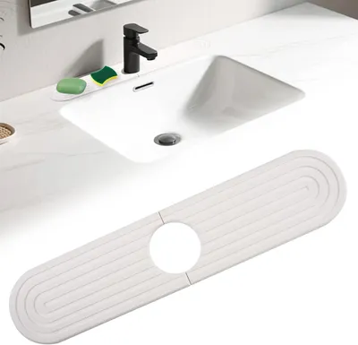 Imagen del producto de Alfombrilla absorbente de tierra de diatomeas, de 45x10 cm, ideal para la cocina y el baño