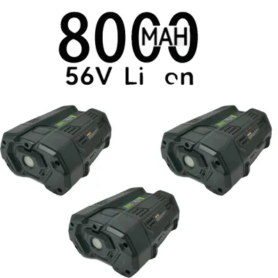 Image de Batterie de remplacement, capacité de 8000 mAh, compatible avec les modèles EGO, 8000 mAh x 3