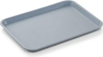 Produktbild von 25x WAS Germany Gastro Tablett lichtgrau stapelbar GN 1/2 32,5 x 26,5 cm Serviertablett Polypropylen