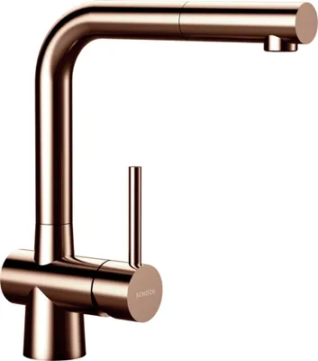 Produktbild von SCHOCK Armatur LAIOS in COPPER BRUSHED mit schwenkbarem Zugauslauf