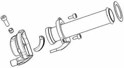 Obrázok produktu pre DOMINO Gasgriff passend für Piaggio 124 MM MP3/X8/X9/X EVO