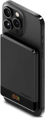 Image de Cygnett CY5092PBCHE banque d'alimentation électrique Lithium-Ion (Li-Ion) 5000 mAh Recharge sans fil Noir