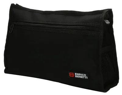 Produktbild von Enrico Benetti Kulturtasche schwarz - geräumige Organizer Reisetasche 30 cm