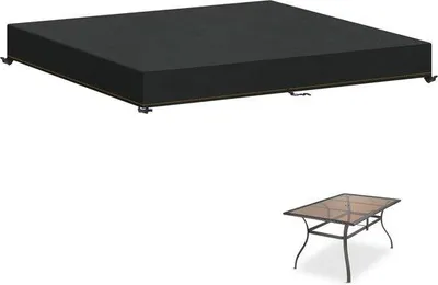 Productafbeelding van Famanu beschermhoes voor tuintafel, 120 x 90 x 15 cm - waterdicht, weerbestendig