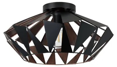 Produktbild von EGLO Carlton 6, 1 Glühbirne(n), E27, IP20, Schwarz, Kupfer