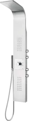 Produktbild von Edelstahl Duschpaneel Thermostat mit Massagejets & Wasserfall