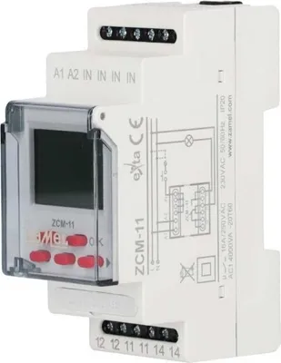 Zdjęcie produktu dla Timer 1-kanałowy tygodniowy 230V AC, ZCM-11, exta Zamel