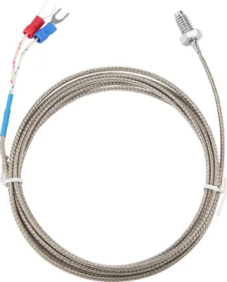 Obrázok produktu pre 2 m dlhý závit M6 BSW, teplotná sonda, termočlánkový kábel typu K