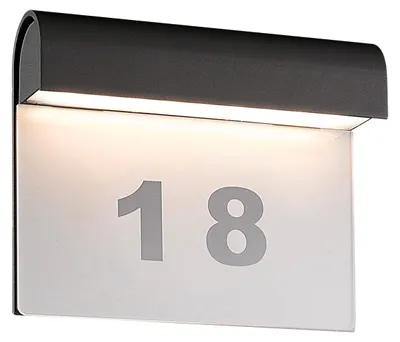 Produktbild von Näve LED Außenwandleuchte - Aluminium, Acryl - anthrazit, klar; 1225997