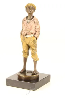 Productafbeelding van Bronzen beeld van de fluiter