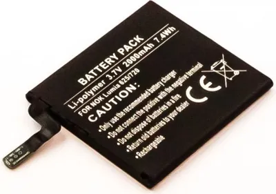 Produktbild von Akku für Microsoft  Nokia Lumia 625, 720, 720T, wie BP-4GWA