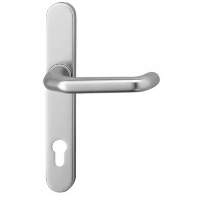 Produktbild von Dieckmann Rahmen-Drückergarnitur Kronos 1300 / 035 Vierkant 8mm Entfernung 92 PZ Lochung Edelstahl - 1300023500