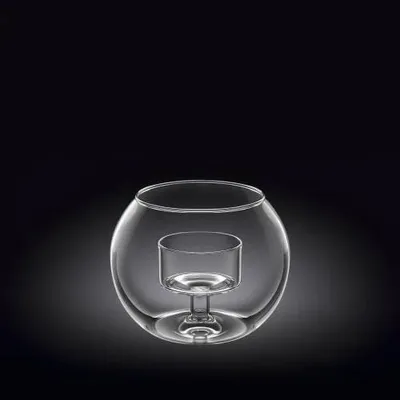 Produktbild von Wilmax Teelichthalter 10 x 8 cm Glas Transparent WL-888973/A