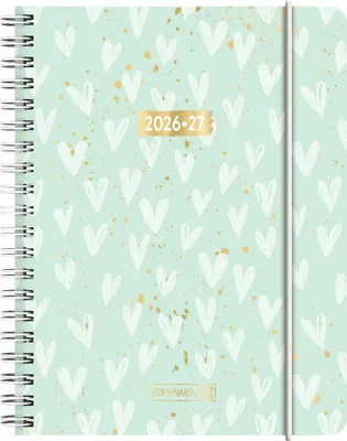 Produktbild von Schülerkalender 2026/2027 "Hearts" | A6, Kunststoff