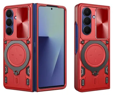 Produktbild von Techsuit - CamGuard Pro Hülle für Samsung Galaxy Z Fold7 - rot