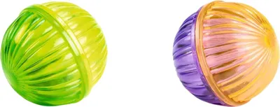 Obrázok produktu pre Beeztees Lopta s korálikmi – hračka pre mačky – 4 cm – 2 ks