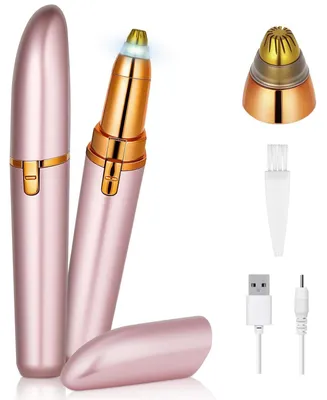 Produktbild von Nasenhaartrimmer Frauen Augenbrauenrasierer Elektrisch gesichtshaarentferner für frauen Roségold