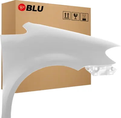 Immagine prodotto di BLU Parafango compatibile con VW Volkswagen Touran 1T2 LA7W Destra Silber ReflexSilber | 2007-2010 | Anteriore | Verniciato | Pronto per il montaggio | Acciaio