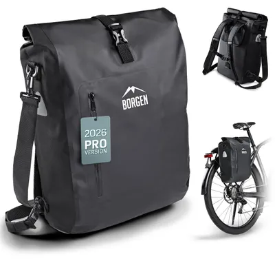 Image de Sacoche de vélo étanche à 100 % pour porte-bagages