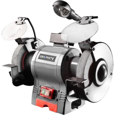 Immagine prodotto di GRAPHITE Smerigliatrice da banco 370W, mola 150 x 12,7 mm