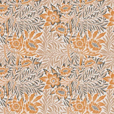 Immagine prodotto di Profhome 390582-GU Carta da parati floreale opaca arancione nero bianco beige 5,33 m2
