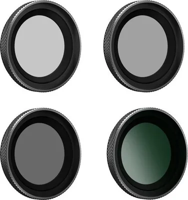 Obrázek produktu pro INF Vodotěsné filtry pro GO3/GO2 - ND8+16+32+CPL, hliník a sklo, 4 kusy