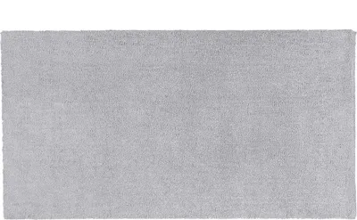 Produktbild von BELIANI Läufer Teppich Grau Polyester 80 x 150 cm Rechteckig Hochflor Modern Maschinengetuftet Fußbodenheizung Geeignet Wohnzimmer Schlafzimmer Flur