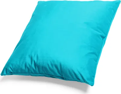 Zdjęcie produktu dla Mikropolarowa poszewka na poduszkę 50x50 cm Turkusowa