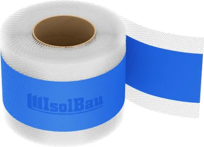Produktbild von Isolbau Dichtband P2 Blau - 20 m Abdichtband Wasserdichtes Dichtungsband für Sanitär, Dusche, Bad, Fliesen, Balkon und Terrasse,  Abdichtung für Innen- & Außenbereich Isolierung - 120 mm