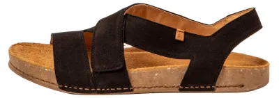 Image de El Naturalista Sandales pour Femme/Homme N5799 NOBUCK LAVADO BLACK / BALANCE Couleur Noir