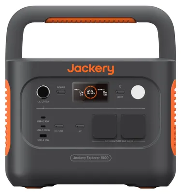 Produktbild von Jackery Explorer 1000V2, AC, Zigarettenanzünder, Solar, 1070 Wh, 1500 W, 3000 W, 12 V, 18 W
