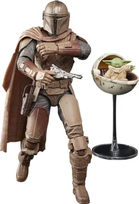 Produktbild von Hasbro Star Wars 2021 The Mandalorian & Grogu (Arvala-7) Black Series Actionfigur 15 cm HASF2882