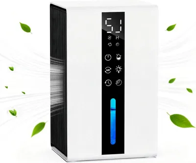 Produktbild von 1600ml Smartes Luftentfeuchtergerät – luftentfeuchter elektrisch, Timer, LED Display, Schlafzimmer, Büro, Wohnräume