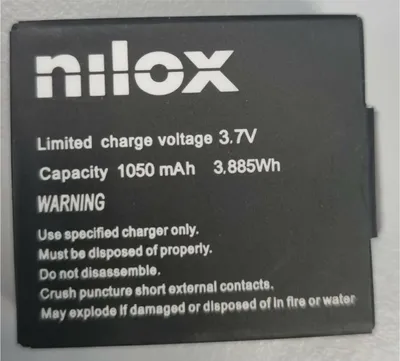 Immagine prodotto di Nilox NXBATHLD01 accessorio per fotocamera sportiva Batteria per fotocamera