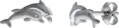 Produktbild von F Ohrstecker 925/- Sterling Silber Delfine