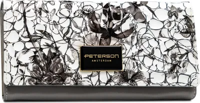 Image de Peterson Portefeuille en cuir pour femmes Allima Noir Taille unique