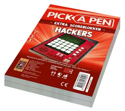 Image de 999Games 999 Games Pick a Pen Hackers Blocs de points, 2 pièces