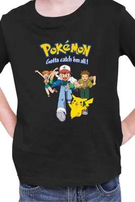 Produktbild von Kinder T-Shirt Japan Manga Anime Comics Pokemon 010, / Schwarz