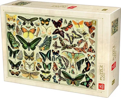 Produktbild von DEICO Puzzle Encyklopedie: Motýli 1000 dílků