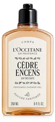 Zdjęcie produktu dla L'Occitane Cèdre Encens, Żel pod prysznic, 250 ml, Dorośli, Kobiety, Ciało, Skóra uniwersalna