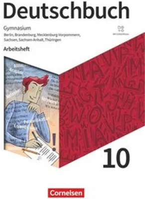 Produktbild von Deutschbuch Gymnasium 10. Schuljahr. Berlin, Brandenburg, Mecklenburg-Vorpommern, Sachsen, Sachsen-Anhalt und Thüringen - Arbeitsheft mit Lösungen und Erklärfilmen