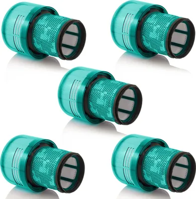 Produktbild von MidGard Ersatz-Filter kompatibel mit Staubsauger Dyson V12 Detect Slim Absolute Filter Ersatzfilter ersetzt Originalteil Nr. 971517-01, 5 Stück
